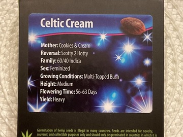 Vente: EXOTIC - CELTIC CREAM