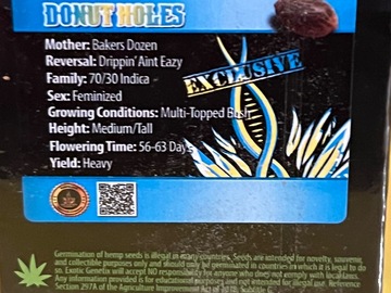 Sale: Donut Holes by Exotic Genetix | Exclusive Release