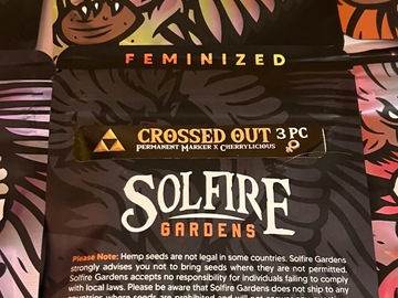 Vente: Crossed Out by Solfire Gardens | Permanent Marker Cross