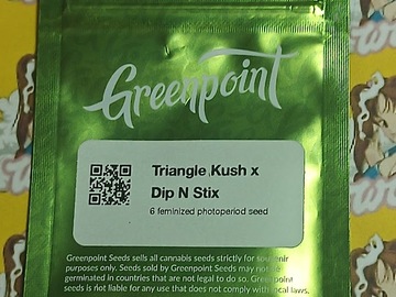 Vente: Triangle Kush x Dip N Stix – Greenpoint Seeds