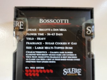 Vente: Bosscotti by Solfire