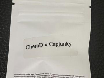 Vente: Chem D x Cap Junky 10pk. Fems - Mimic Seed Co