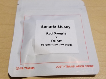 Selling: Sangria Slushy (Red Sangria x Runtz) Lit Farms