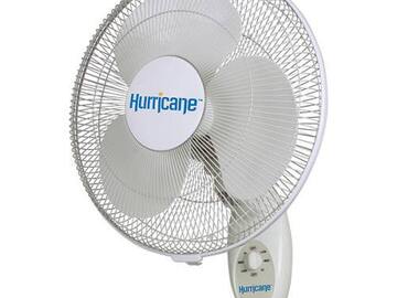 Vente: Hurricane Wall Mount Fan Supreme Series - 16 in